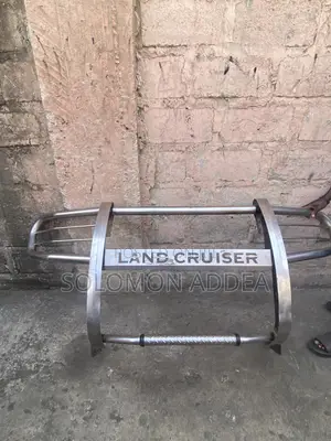 Toyota Land Cruiser Stainless Steel Front Bumper Guard