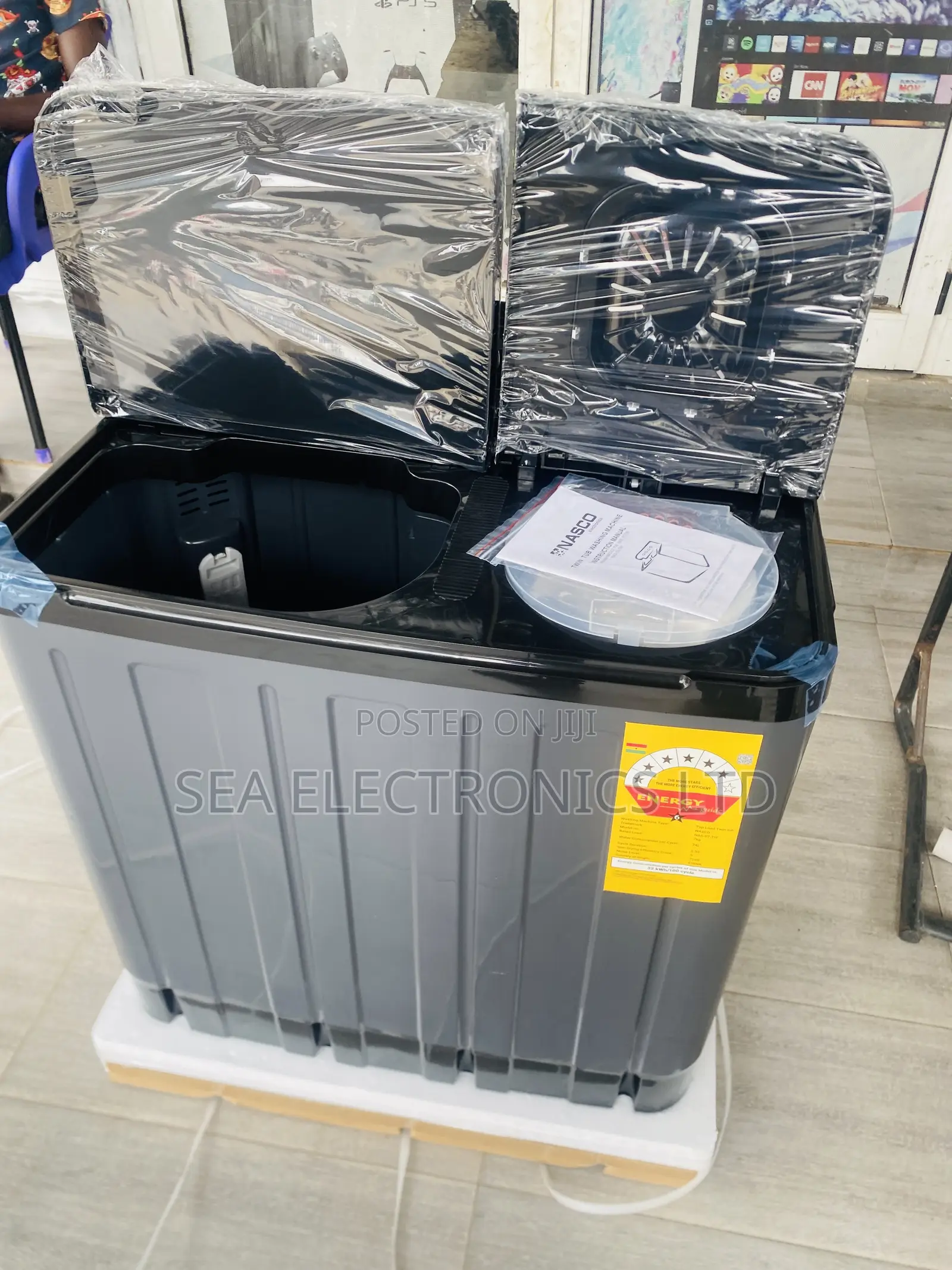 Nasco 7kg Twin-Tub Semi-Automatic Rifle Washing Machine