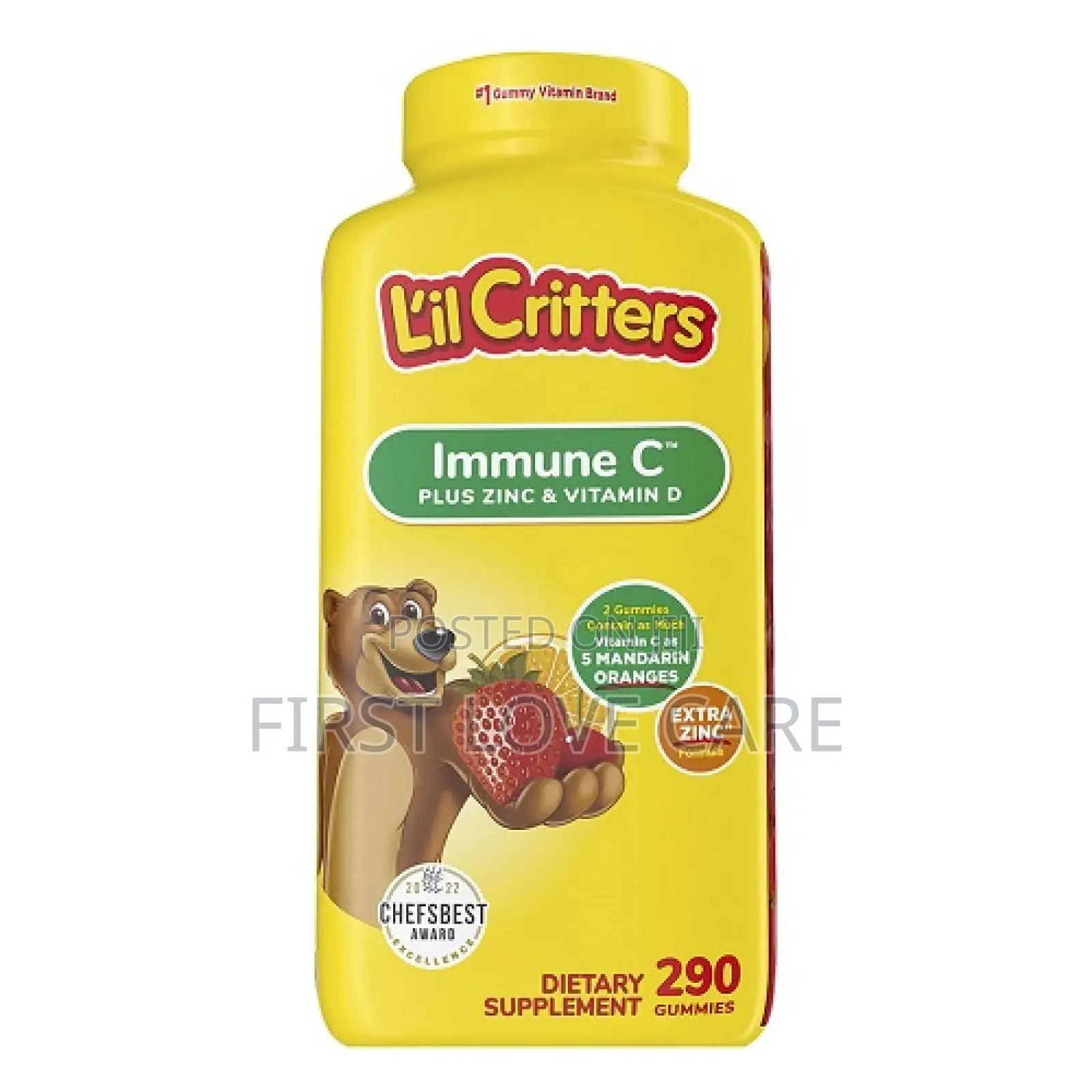 l'Il Critters Immune C Gummy Vitamins, 290 Ct. Qq