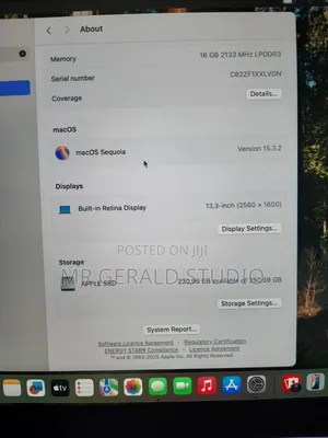 Laptop Apple MacBook Pro 2019 16GB Intel Core i5 SSD 256GB
