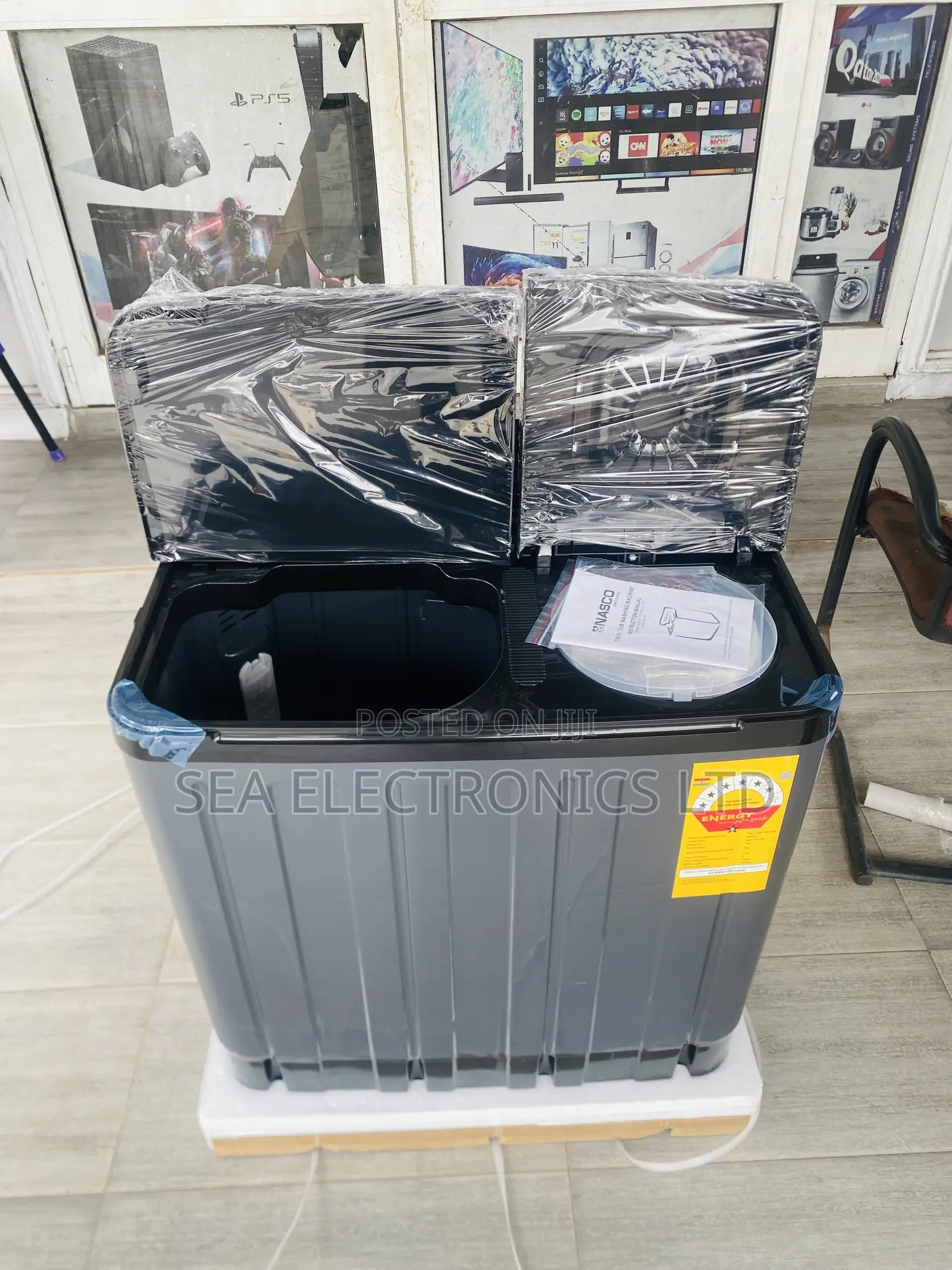 The Nasco NAS-07-TW Is a 7 Kg Semi-Automatic Twin-Tub Washing