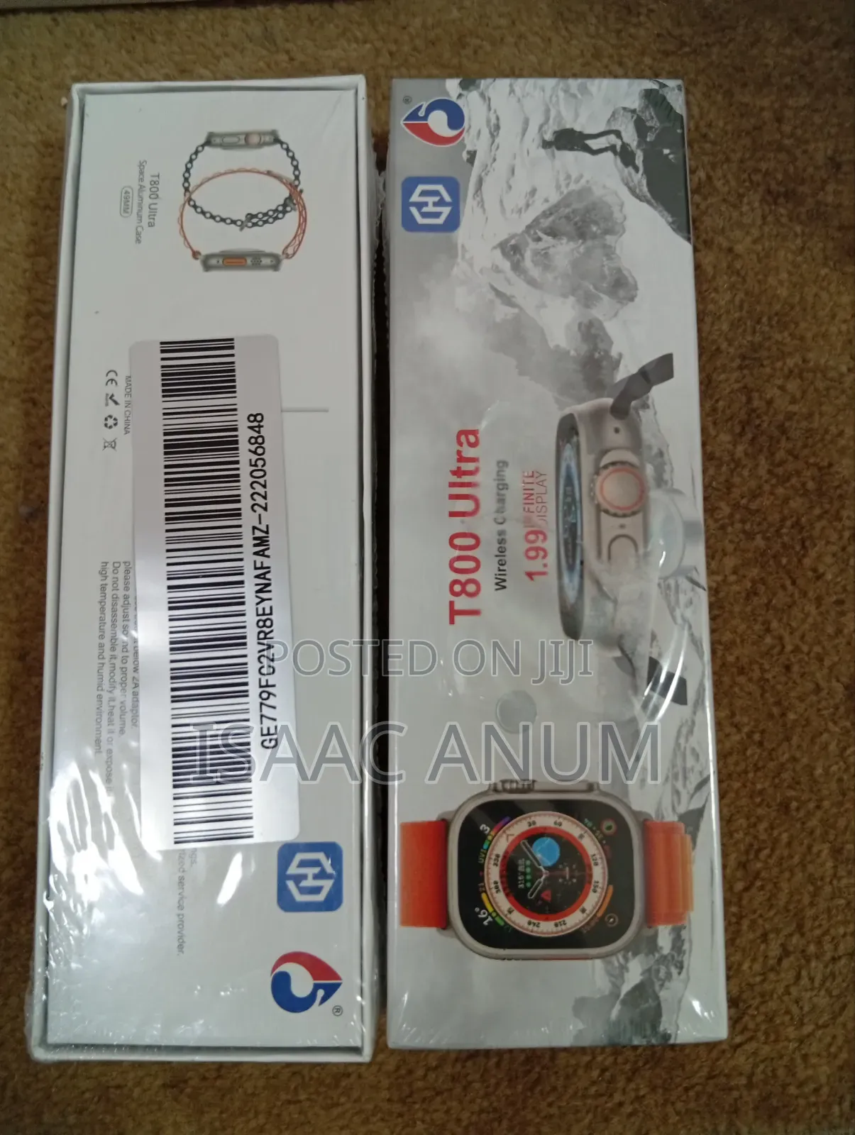 T800 Ultra Bluetooth Calling Smart Watch for Ios Android