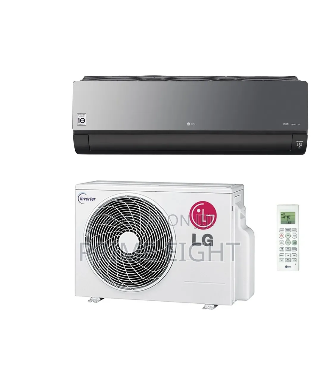 LG ArtCool 2.5HP 24k BTU Premium Black Dual Inverter Wifi AC