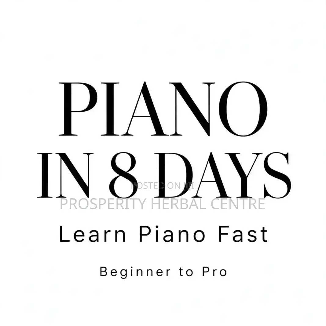 How to Play Piano in 8 Days