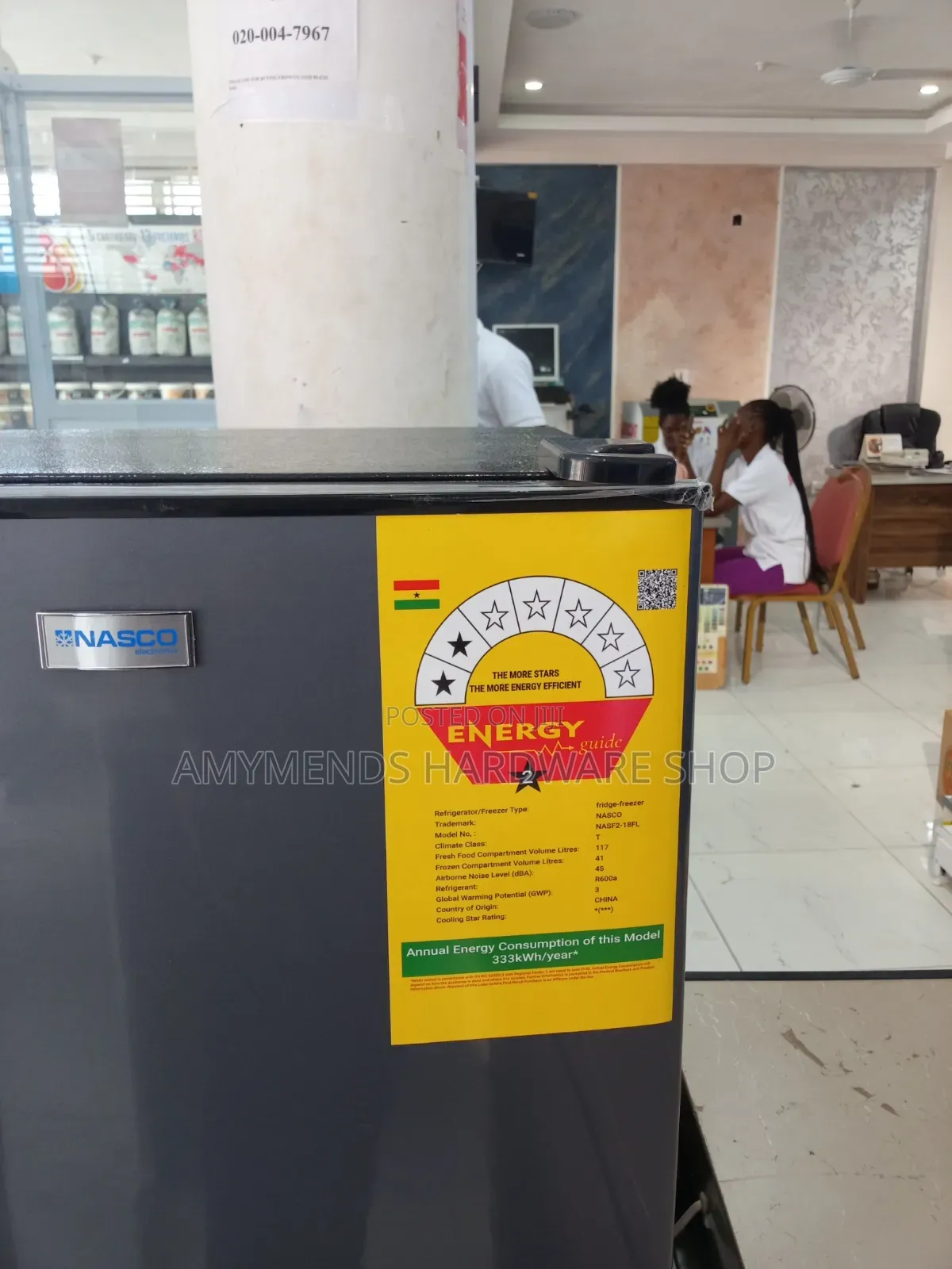Nasco Fridge 158litres