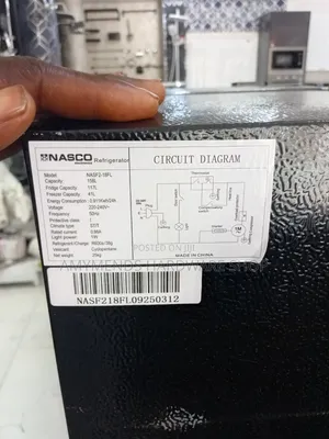 Nasco Fridge 158litres