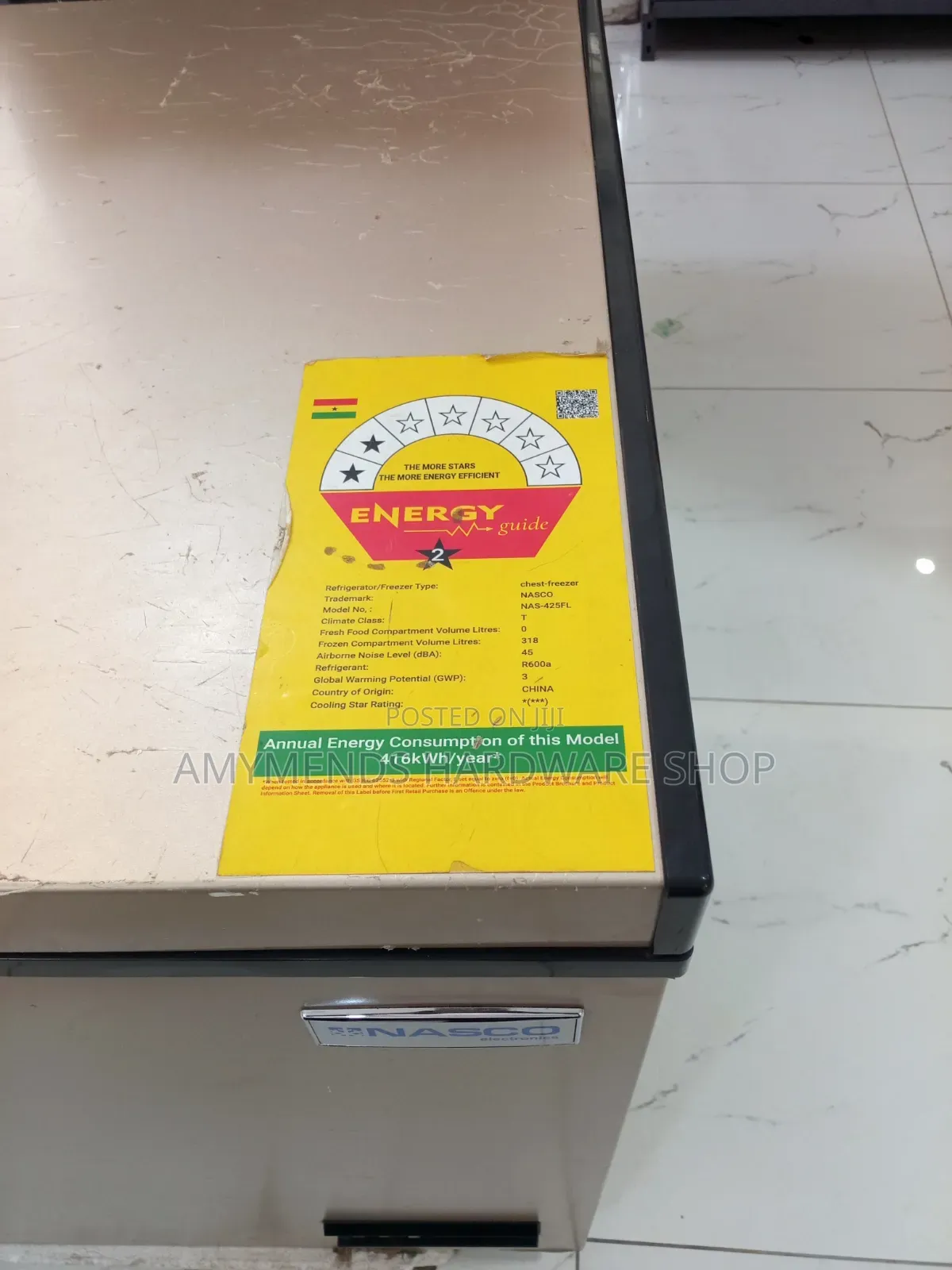 Nasco Chest Freezer 318litres