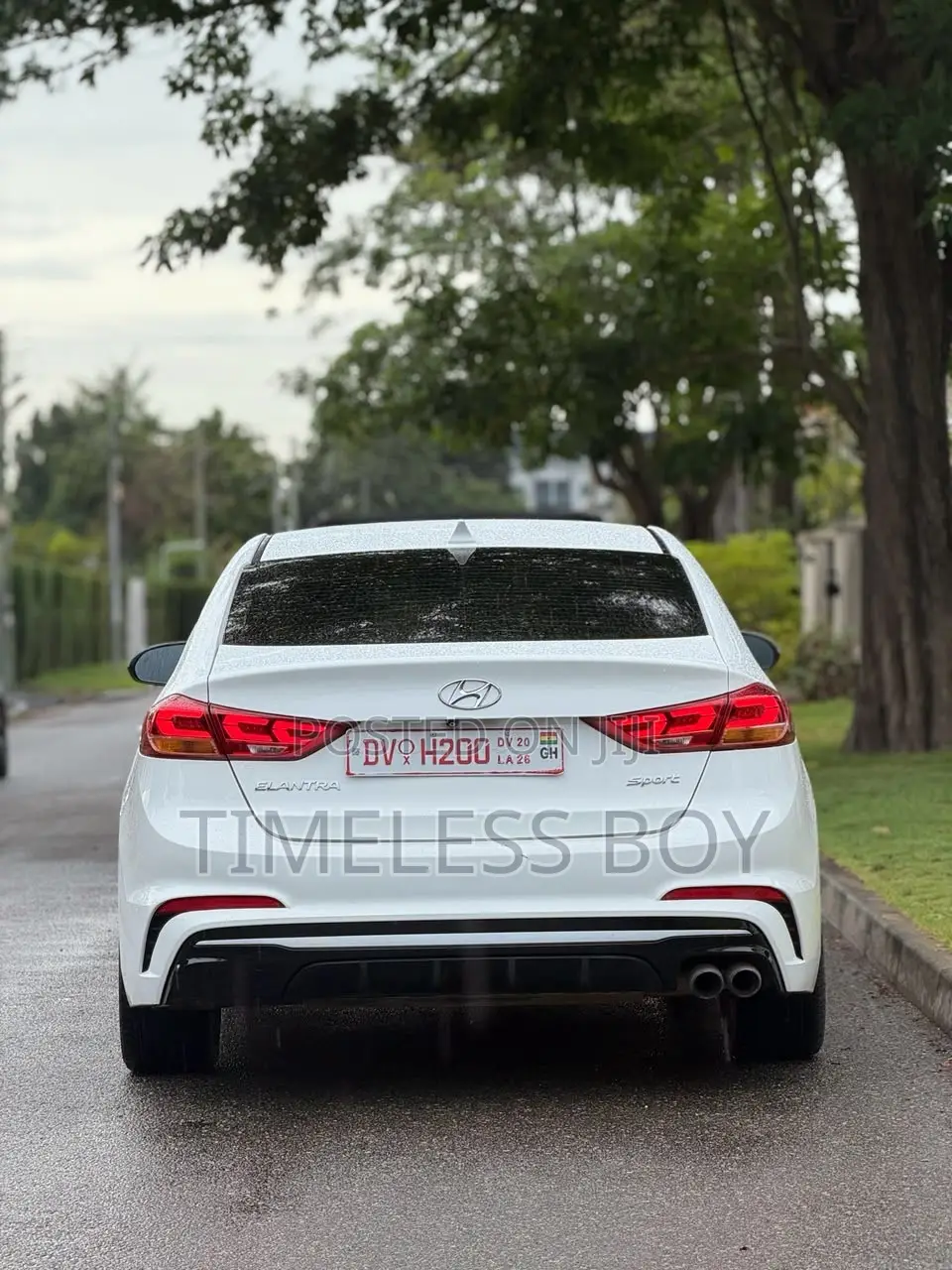 Hyundai Elantra Sport 2018 White