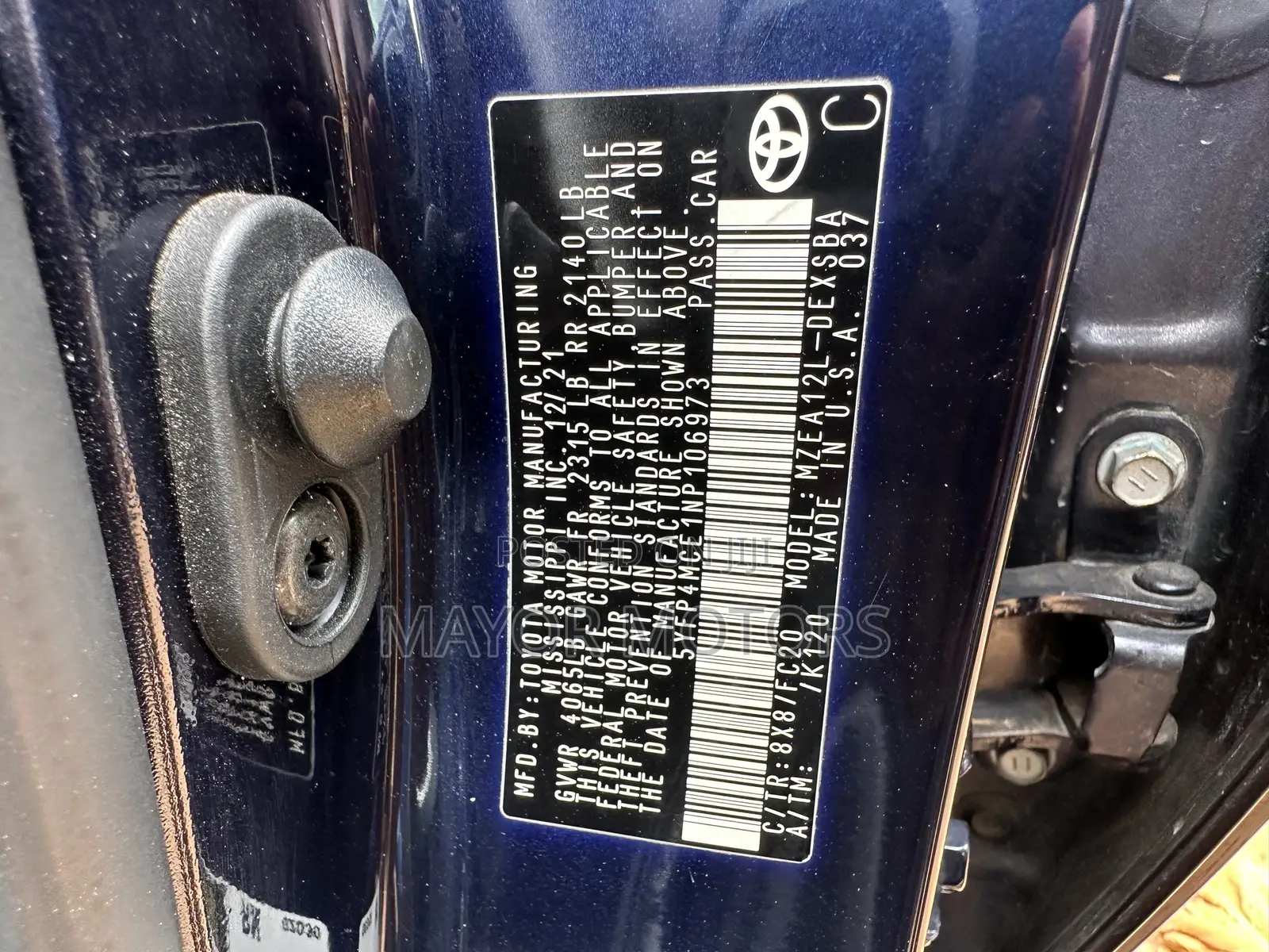 Toyota Corolla SE 2022 Blue