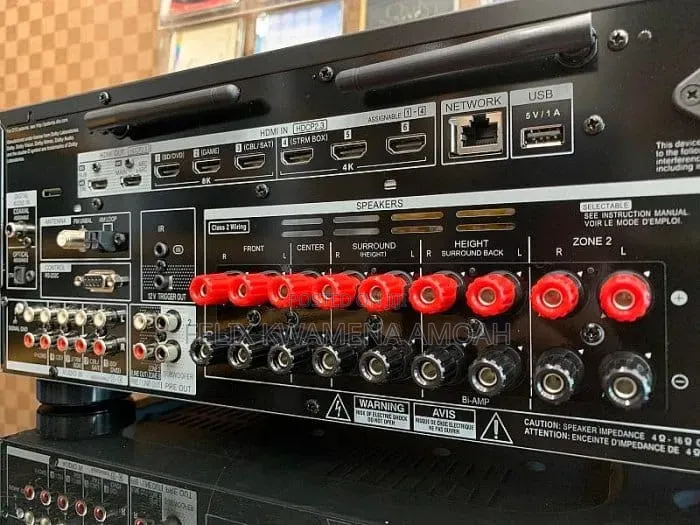 Pioneer ELITE VSX-LX105 7.2 Channel 8K Receiver Bluetooth,Airplay,Wifi