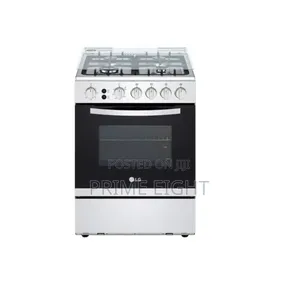 LG Gas Cooker 60×60 Silver Free Standing Burner With Oven – FA211RMA