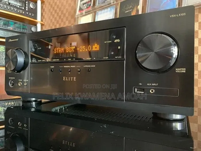 Pioneer ELITE VSX-LX105 7.2 Channel 8K Receiver Bluetooth,Airplay,Wifi