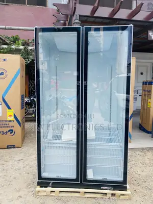 Pearl Display Fridge Double Door Vertical Standing