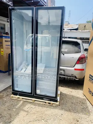 Executive Pearl Display Double Door Fridge