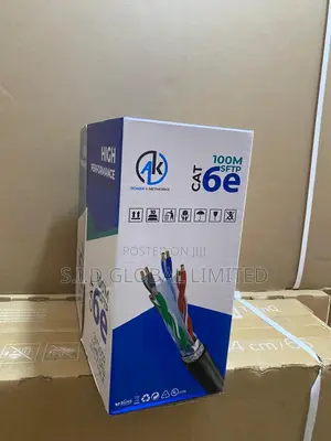 High Speed Internet % CCTV Cable -AK Cat6 Gold - 4-Pair UTP