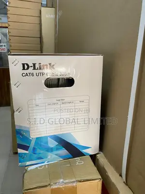D-Link Cat6 305m Lan Cable -Original -Fast Internet+cctv