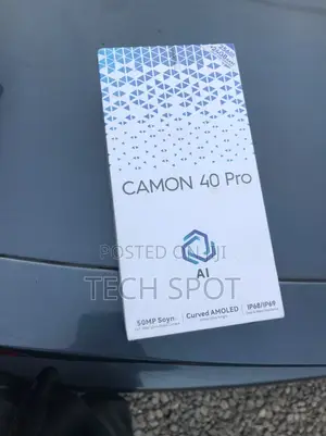 New Tecno Camon 40 Pro 5G 256 GB Black