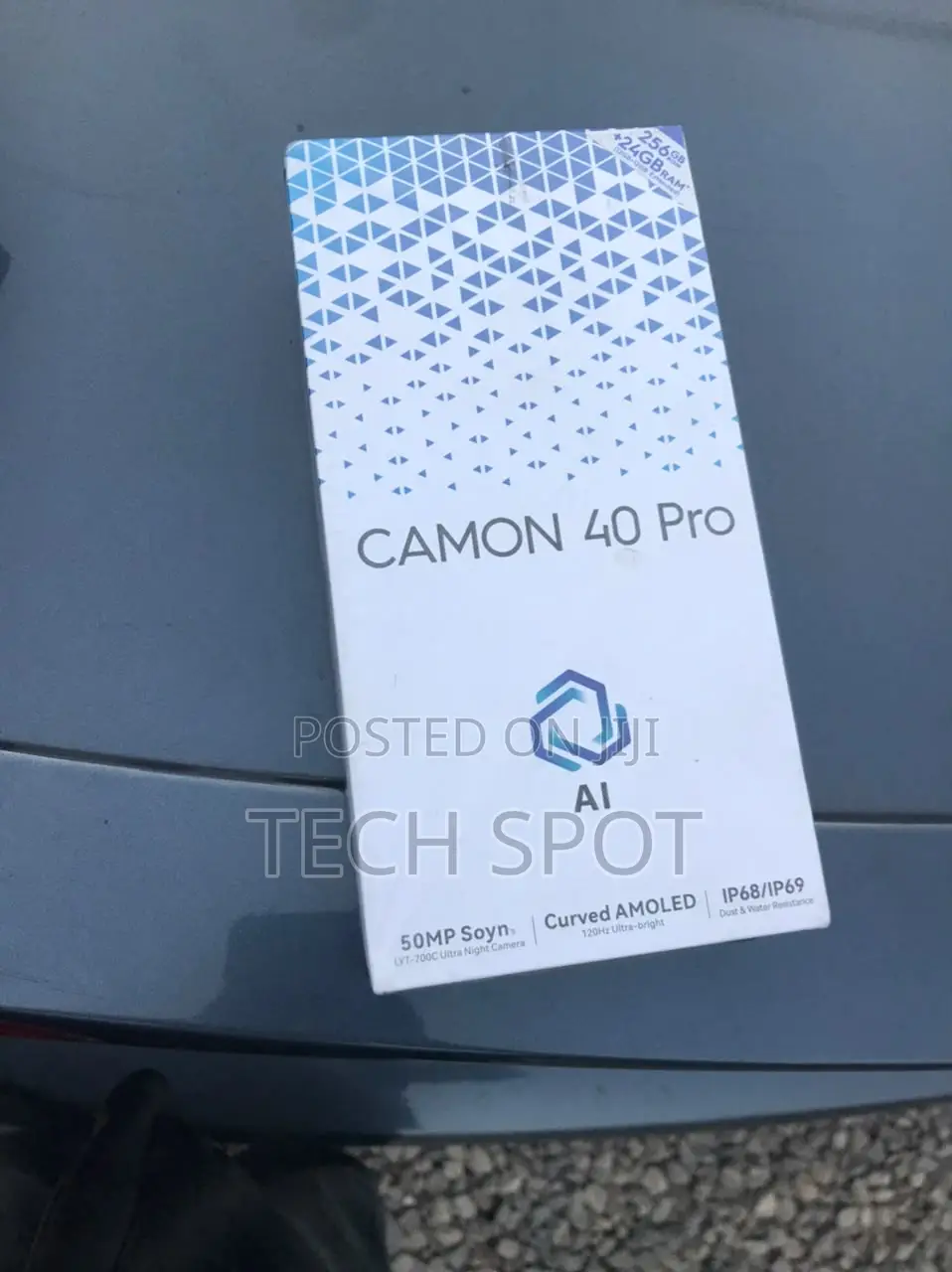 New Tecno Camon 40 Pro 5G 256 GB Black