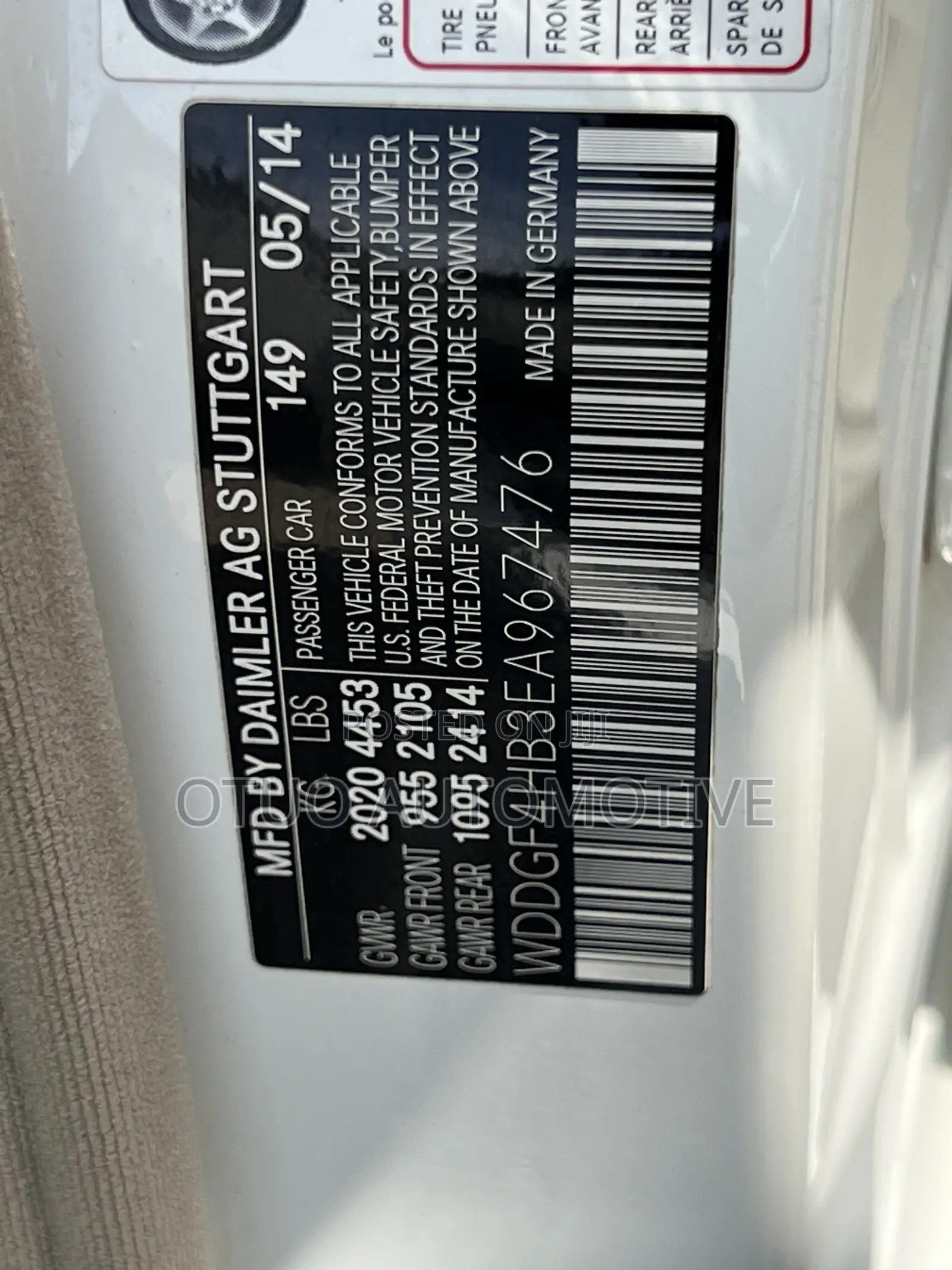 Mercedes-Benz C250 2014 White