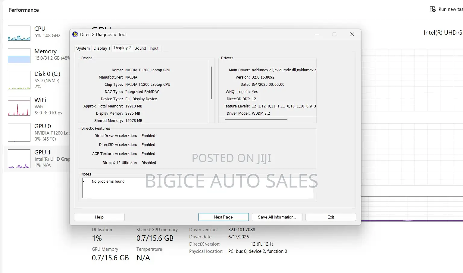 Laptop Dell Precision 7560 32GB Intel Core i7 SSD 512GB