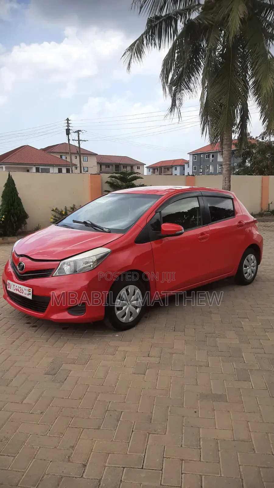 Toyota Vitz 2014 Red