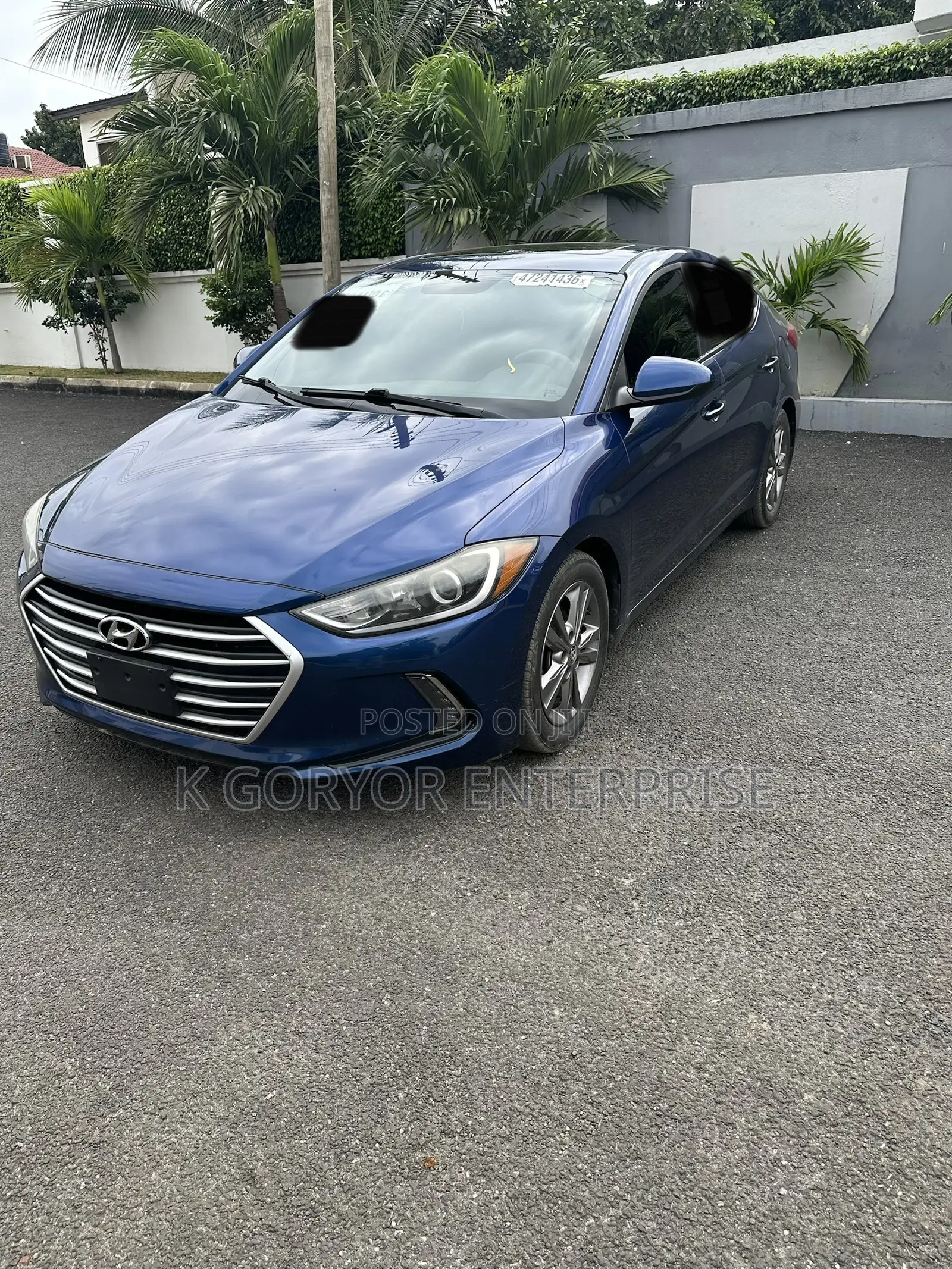 Hyundai Elantra 2017 Blue