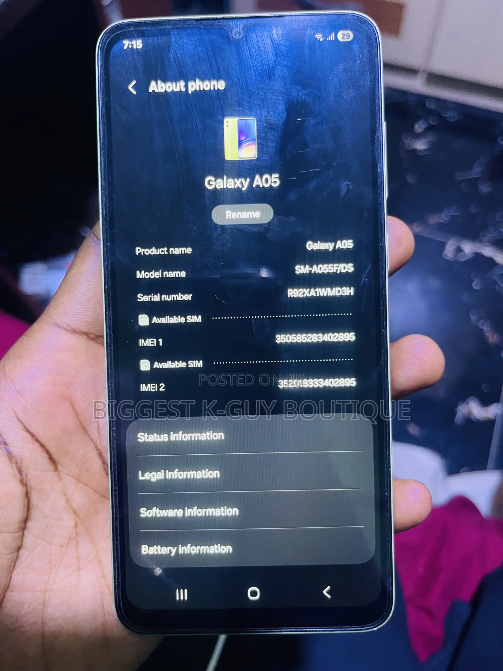 Samsung Galaxy A05 64 GB Green