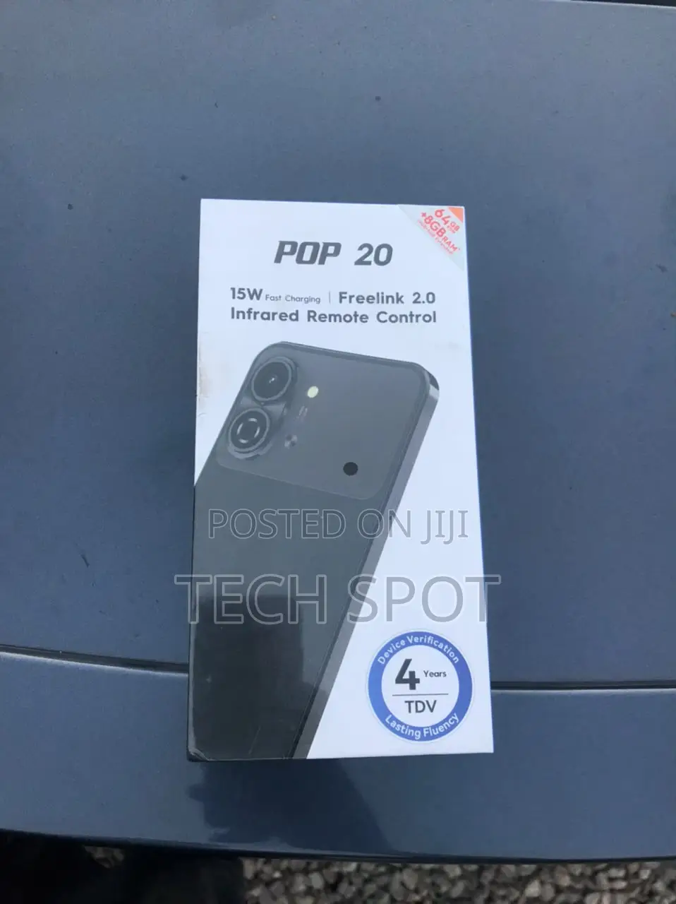 New Tecno Pop 20 64 GB Black