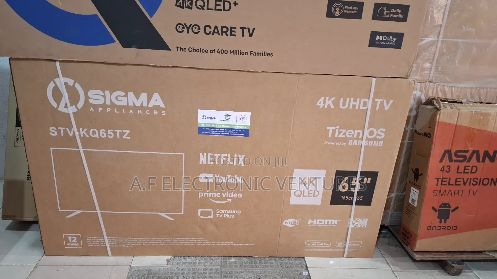 Sigma 65-Inch Qled Uhd Google Smart TV