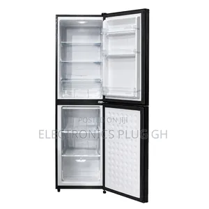 Nasco 196L Black Mirror Bottom Refrigerator