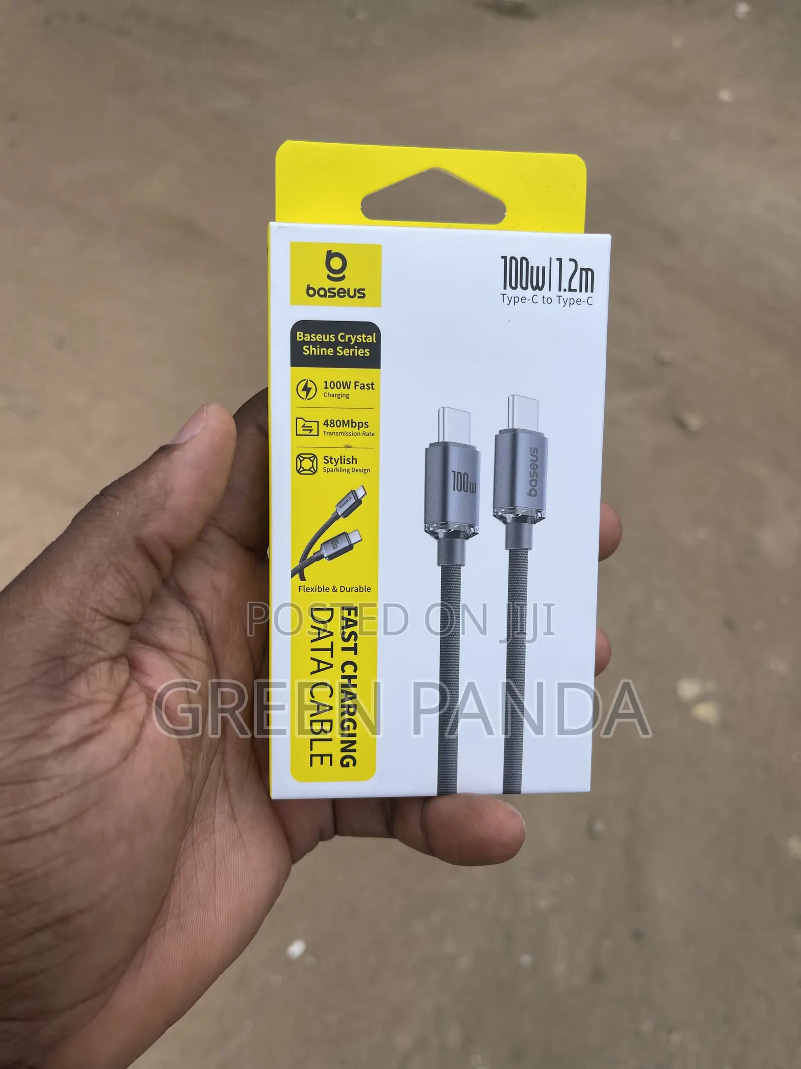 Baseus Crystal Shine Series USB-C Cable (100W)