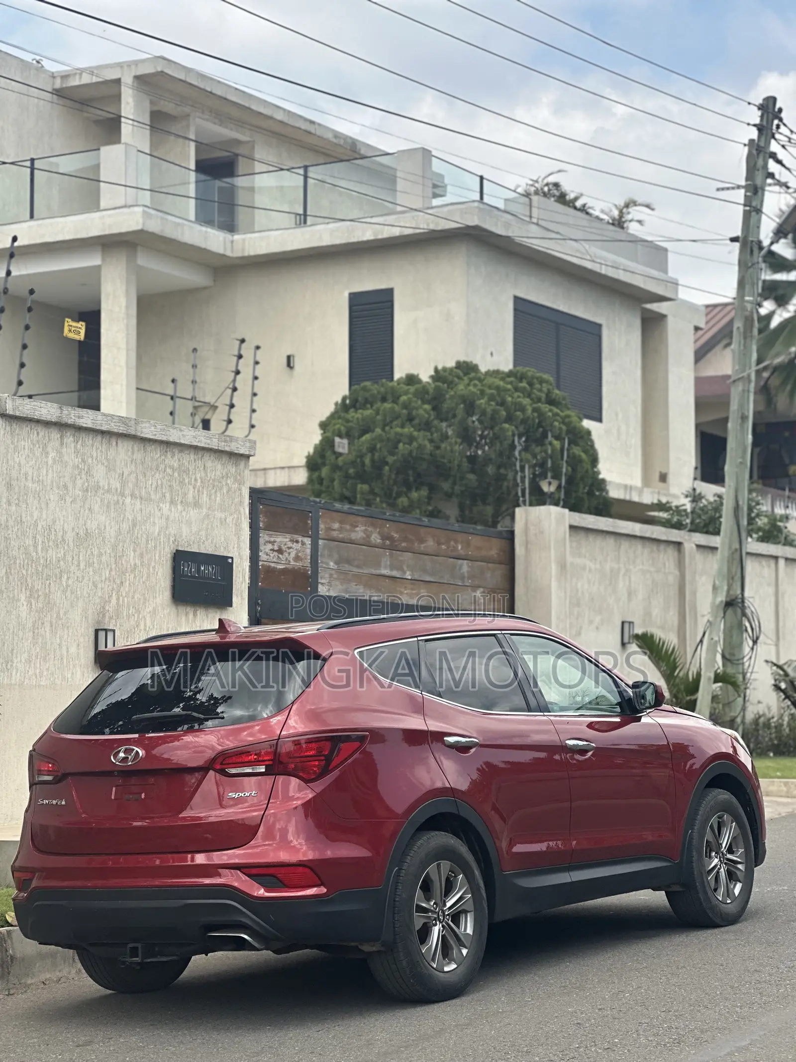Hyundai Santa Fe SE FWD 2018 Red