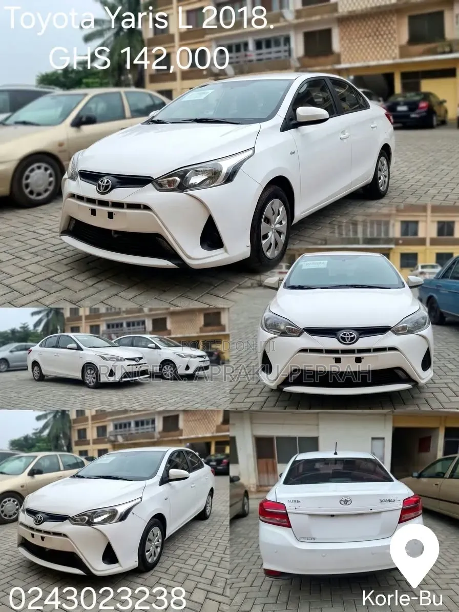 Toyota Yaris 2018 White