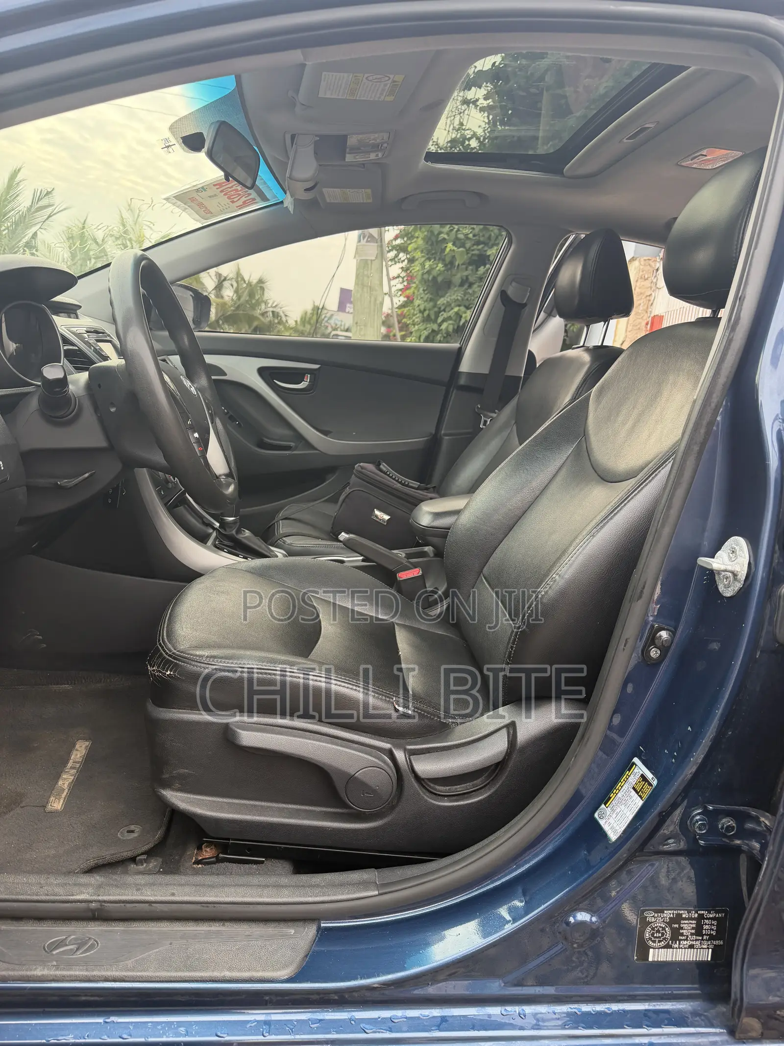 Hyundai Elantra Limited 4dr Sedan (1.8L 4cyl 6A) 2015 Blue