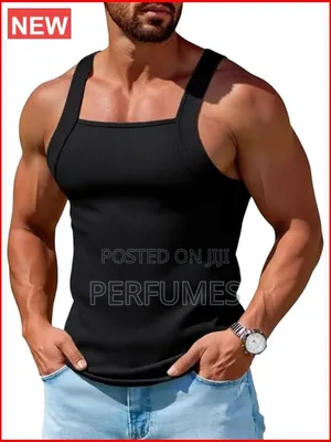Men Square Neck Vest