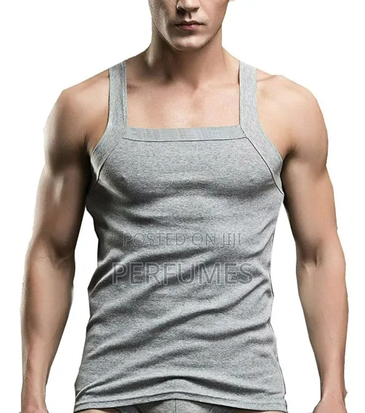 Men Square Neck Vest