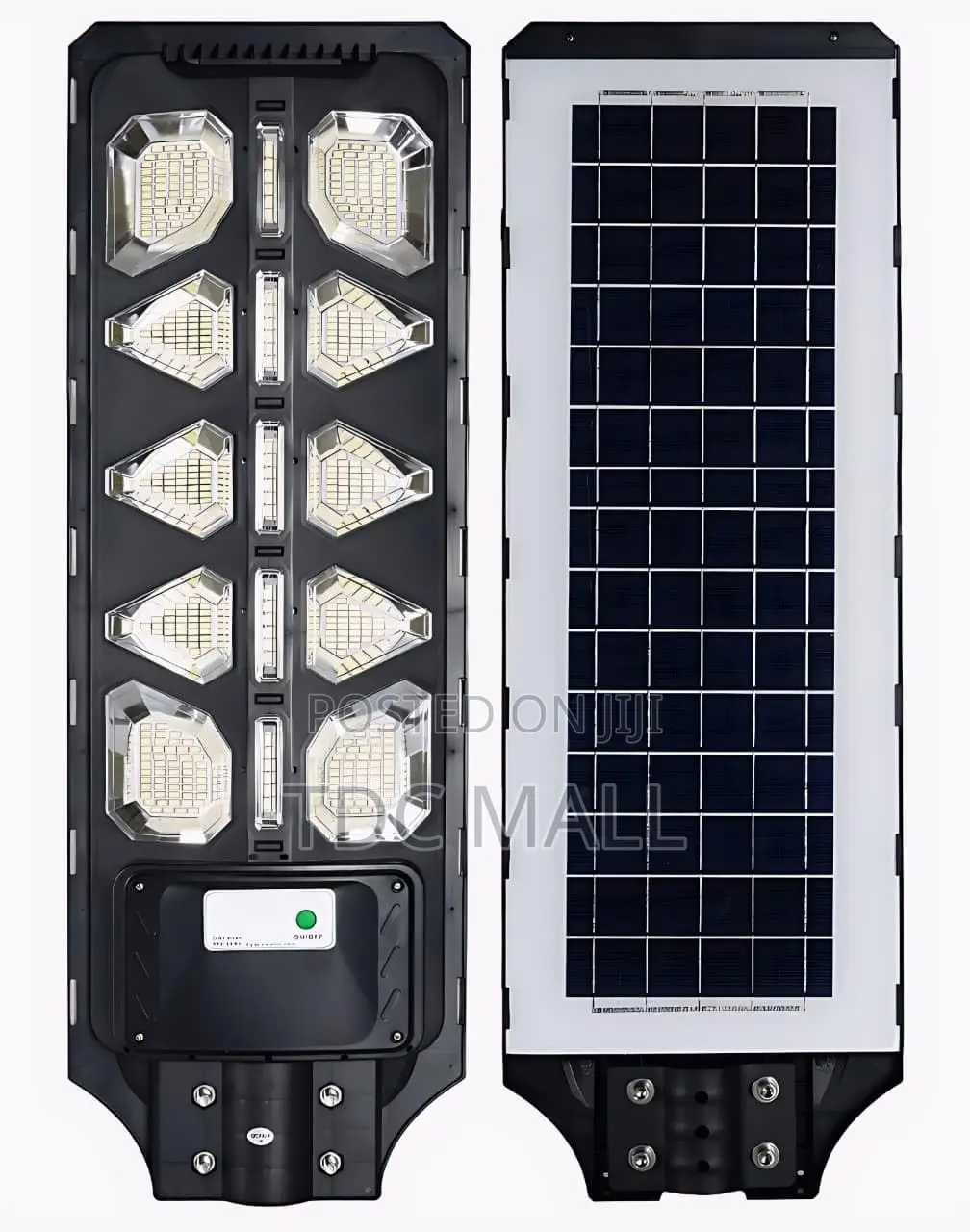 650K Brightness -1000w LED Solar Street Lights With Remote + Sensors
