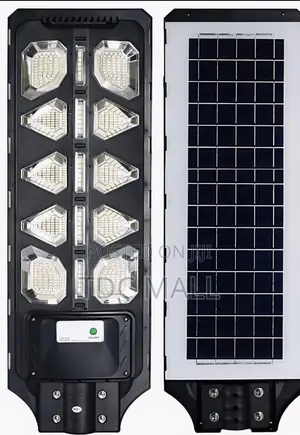 650K Brightness -1000w LED Solar Street Lights With Remote + Sensors