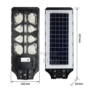 650K Brightness Solar Street Light 600W - Remote Control