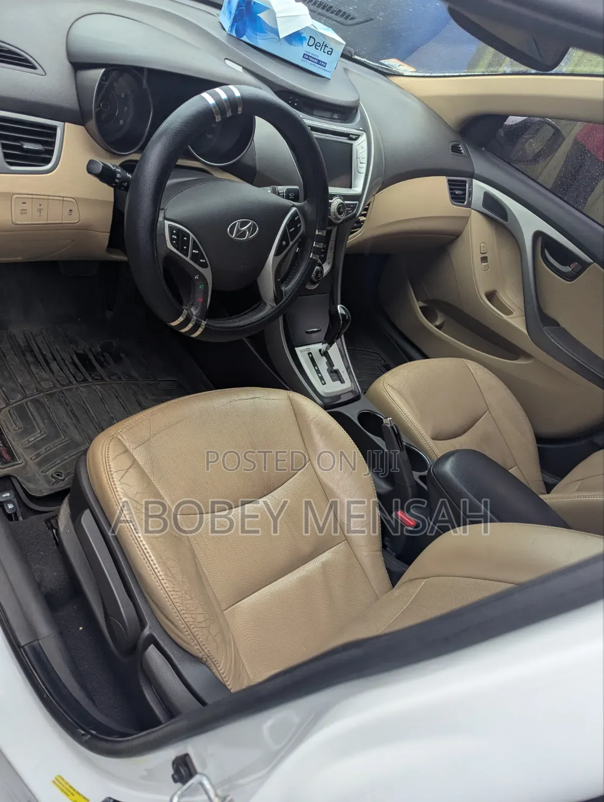 Hyundai Elantra Limited 2012 White