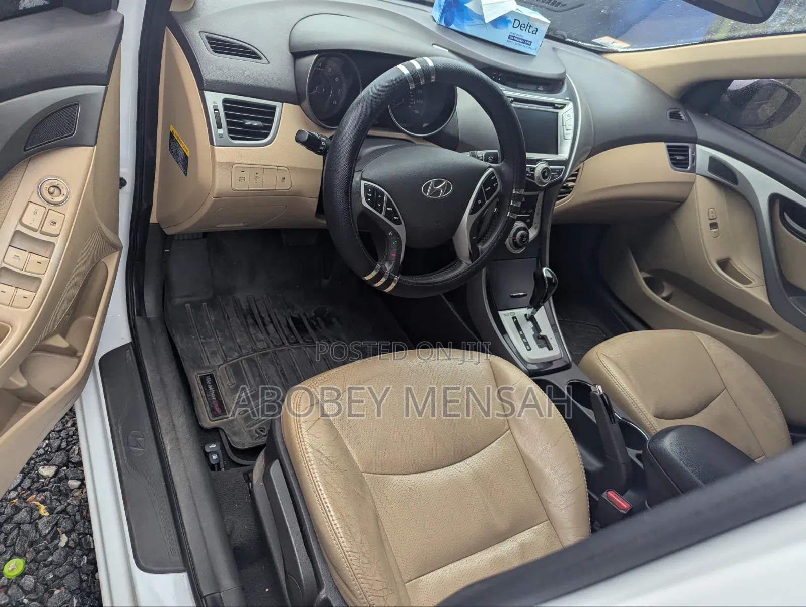 Hyundai Elantra Limited 2012 White