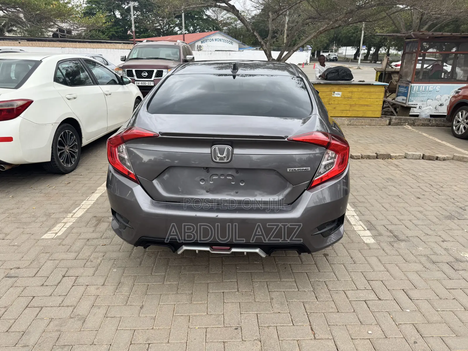 Honda Civic Touring Sedan 2018 Gray