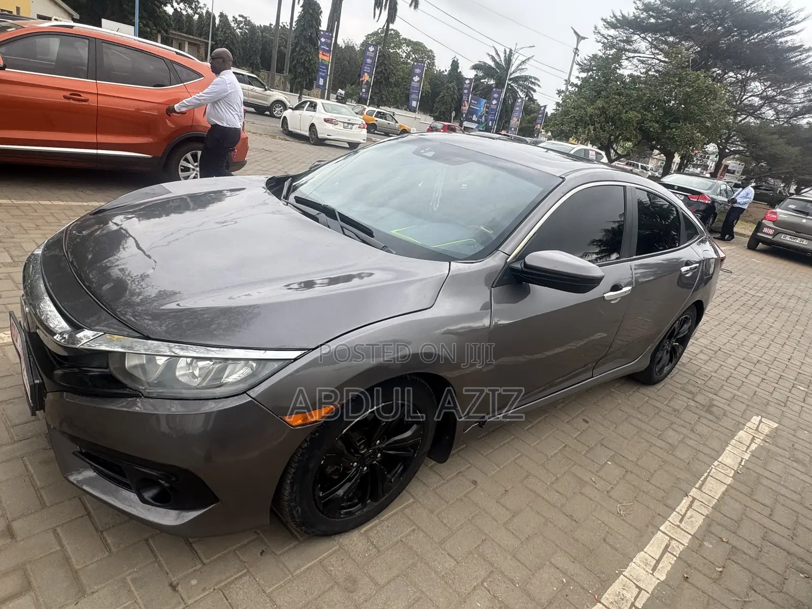Honda Civic Touring Sedan 2018 Gray