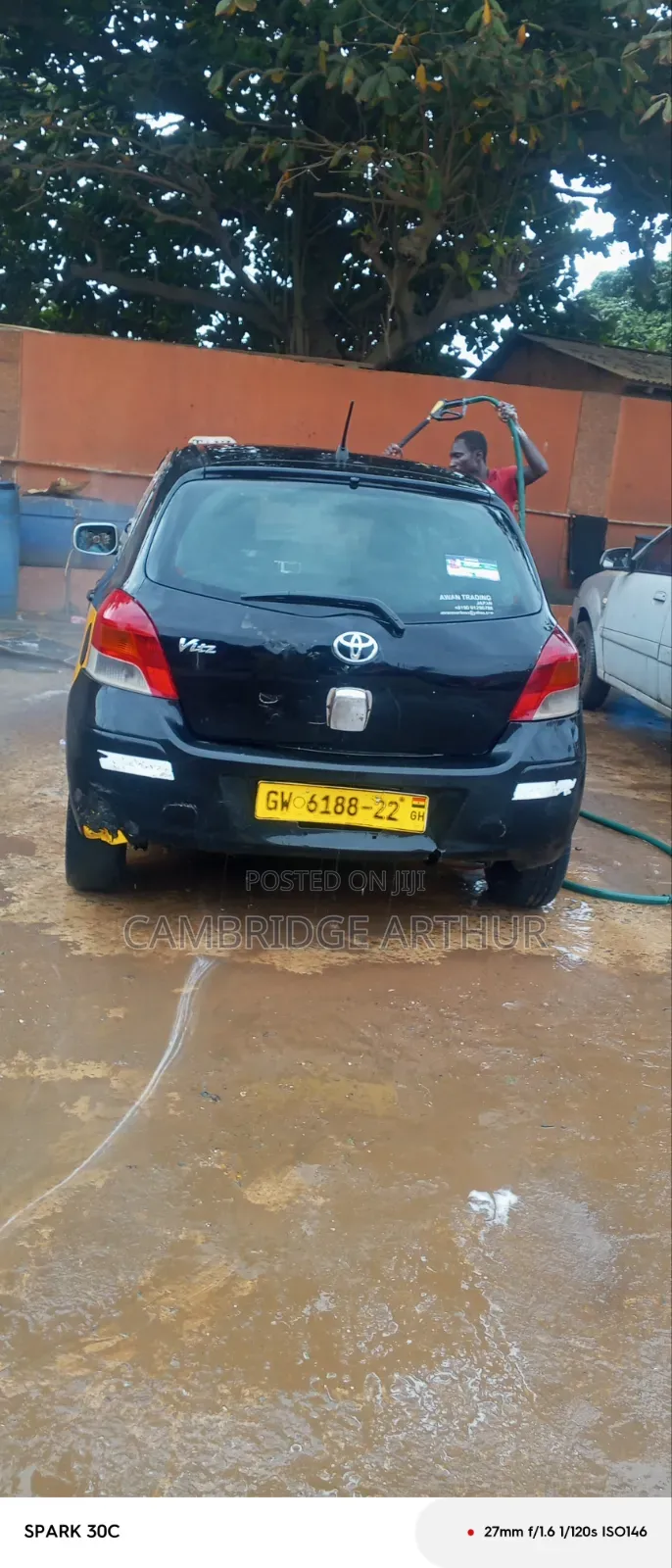 Toyota Vitz 1.3 FWD 3dr 2010 Black
