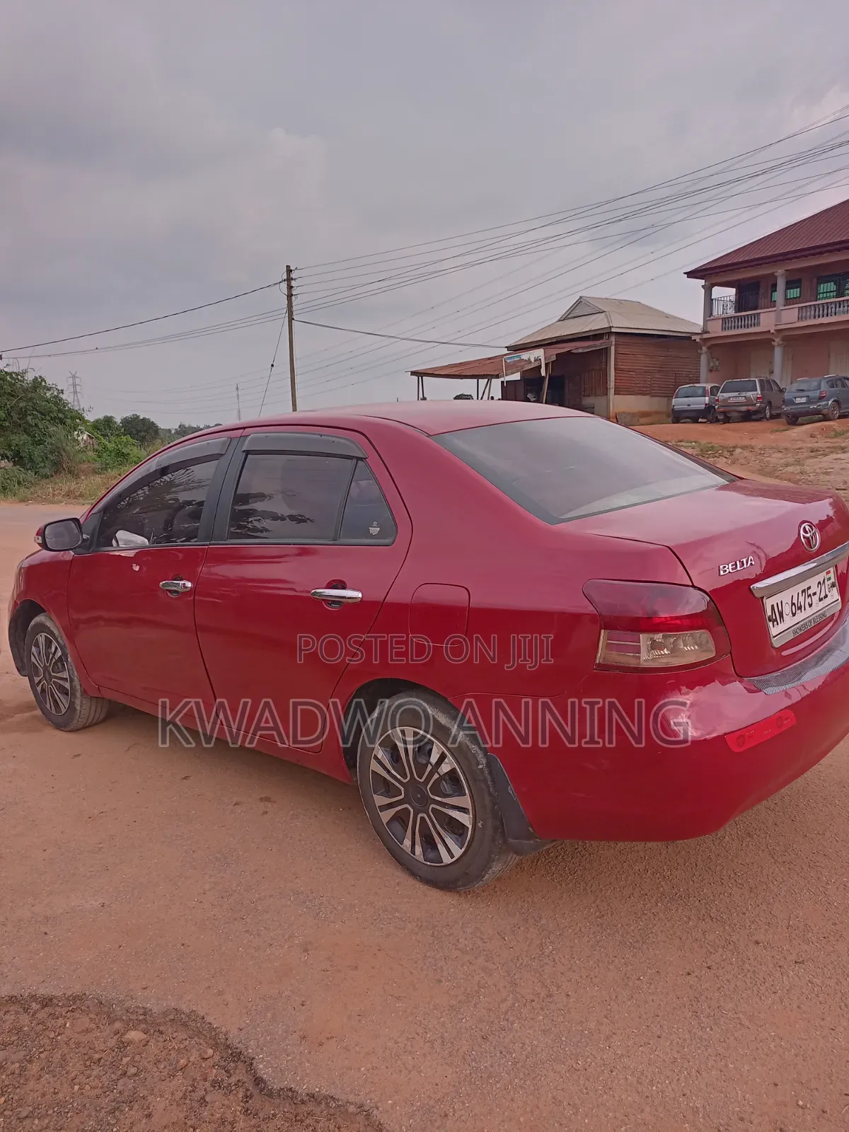 Toyota Belta 2010 Red