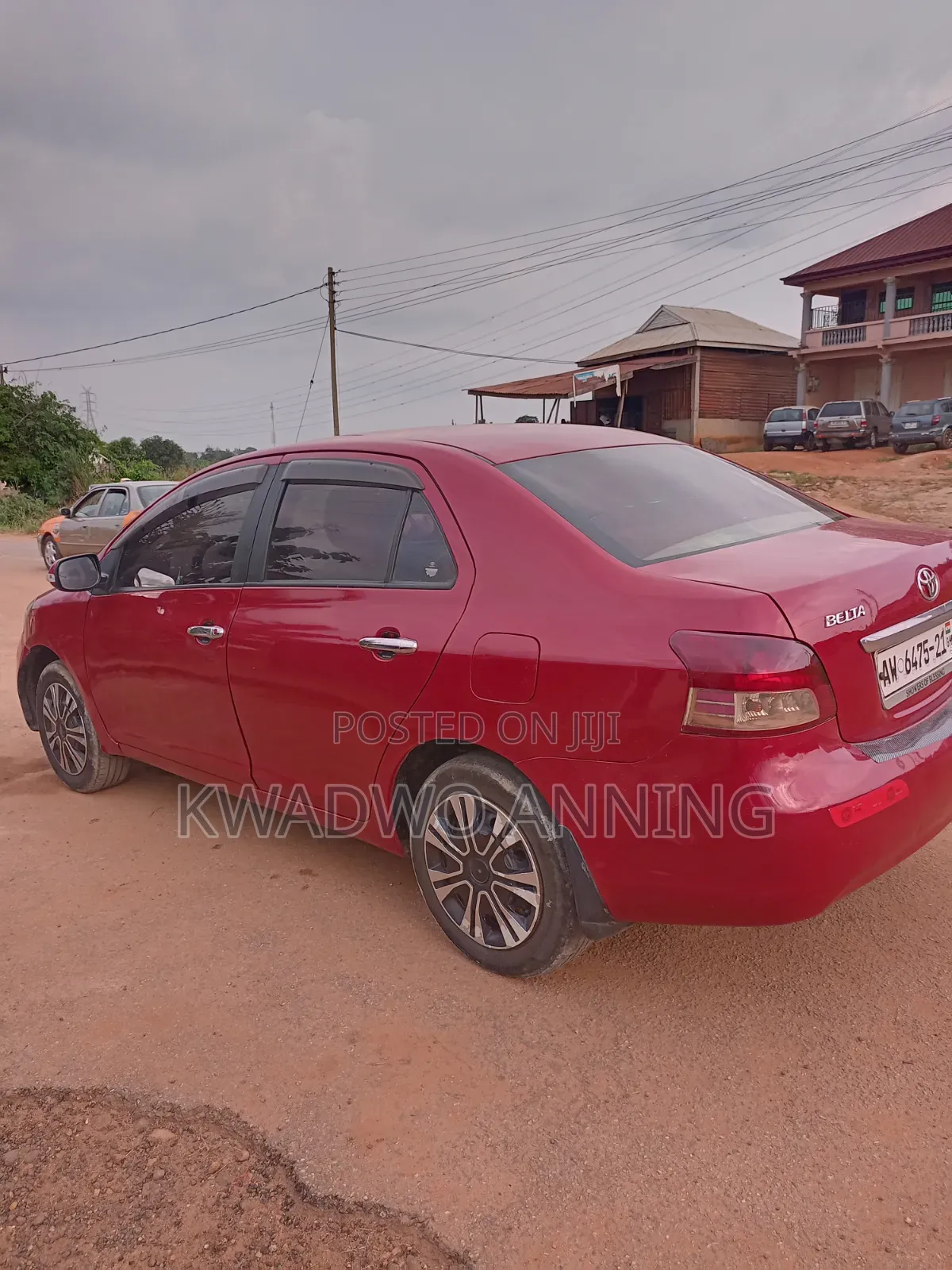 Toyota Belta 2010 Red