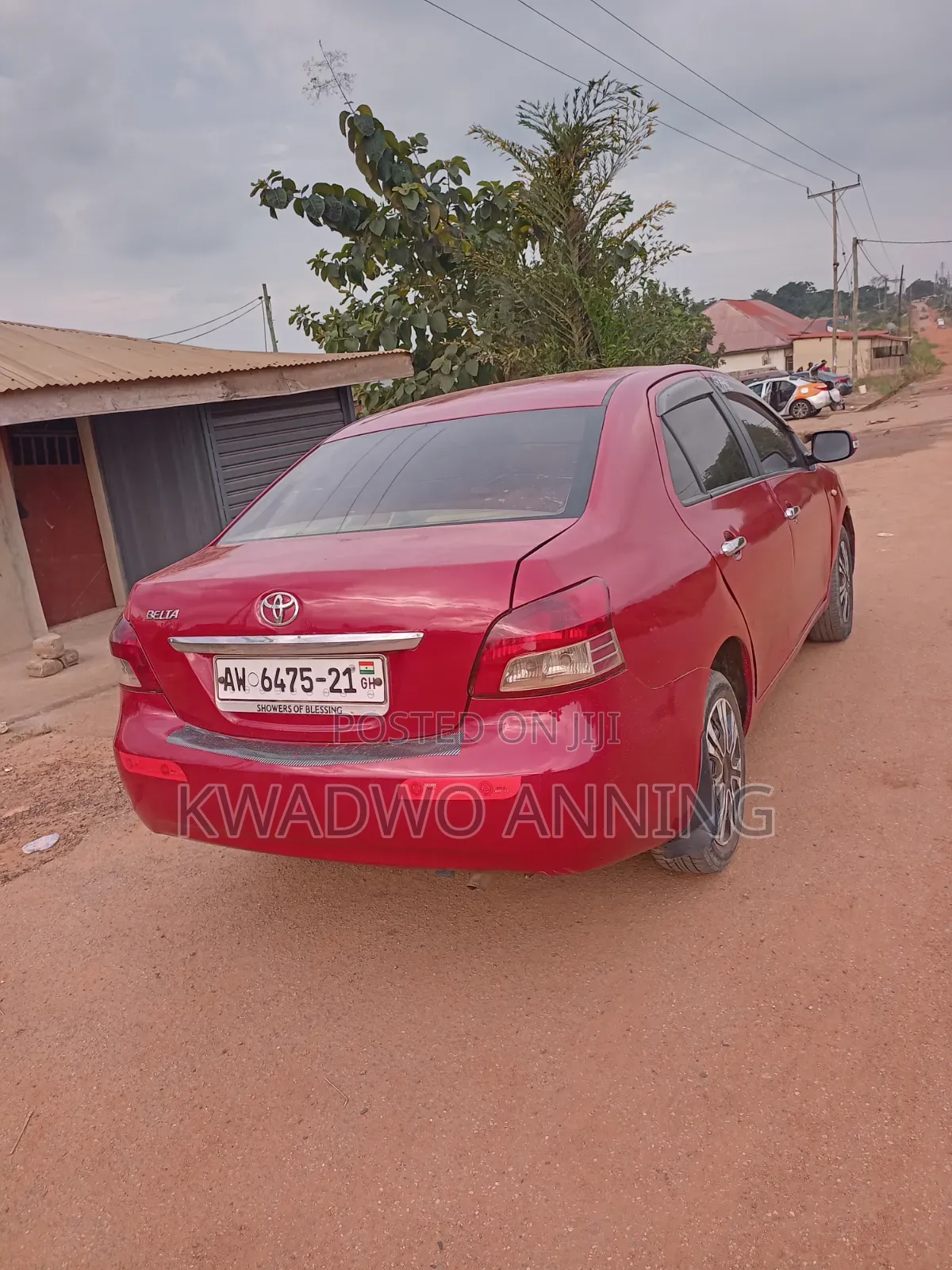 Toyota Belta 2010 Red