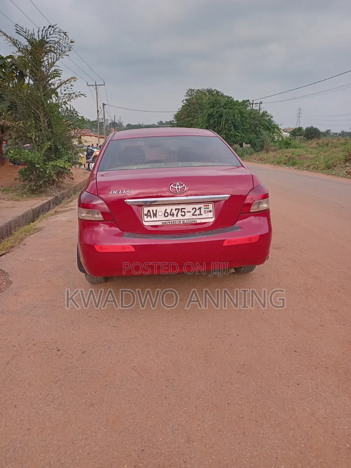 Toyota Belta 2010 Red