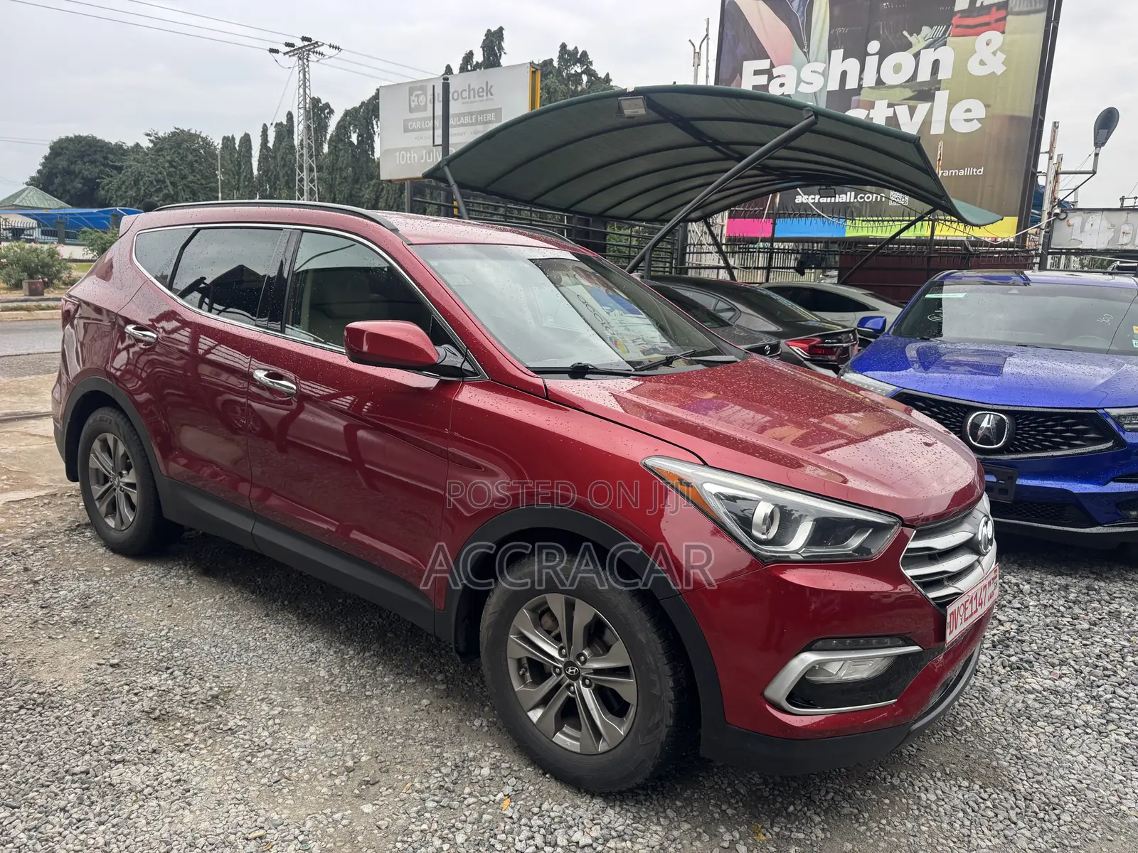 Hyundai Santa Fe 2018 Red