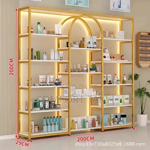 Stylish Golden Aesthetic Shelves